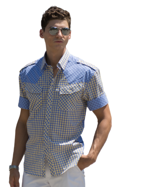 Blue & Yellow Plaid