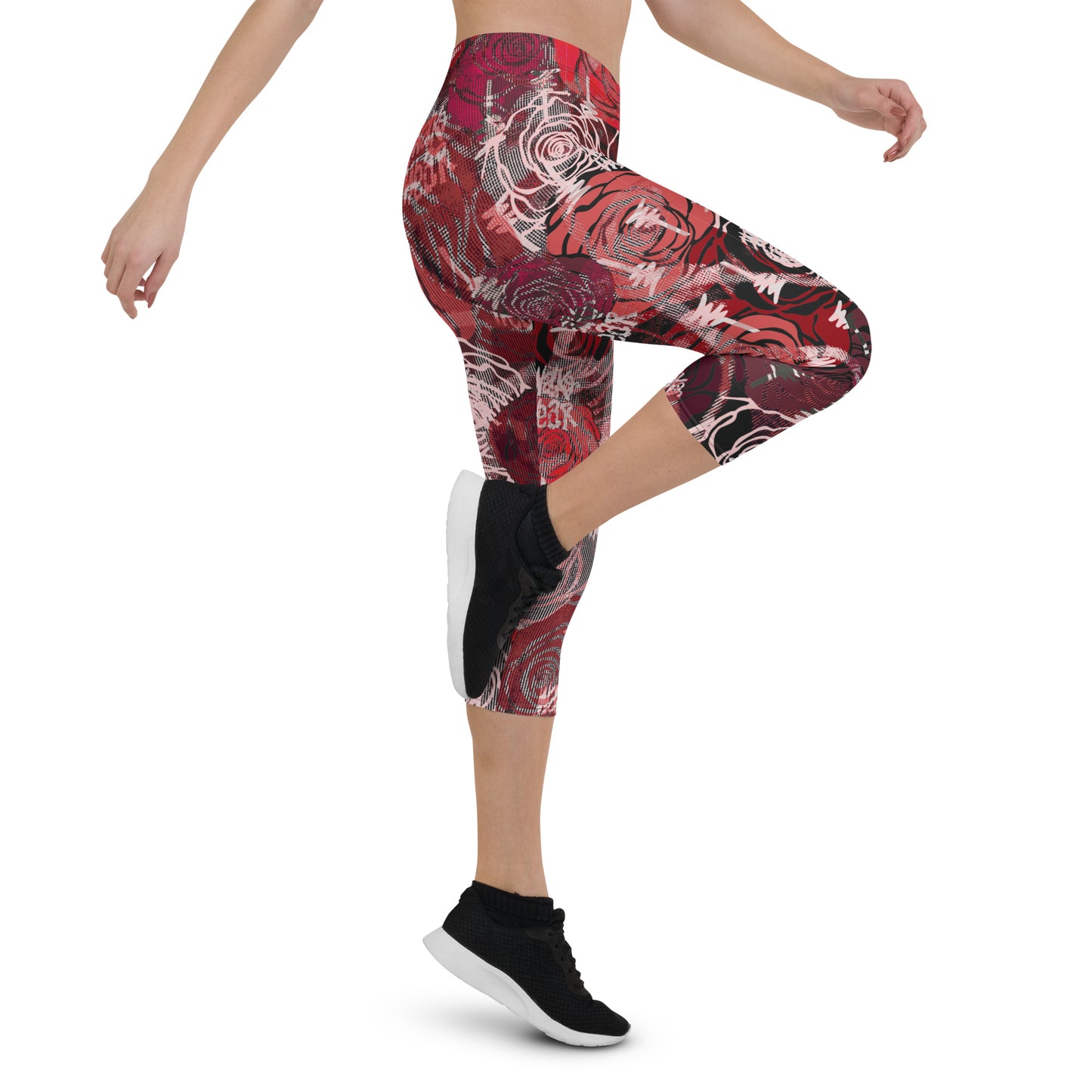 Rose Capri Leggings