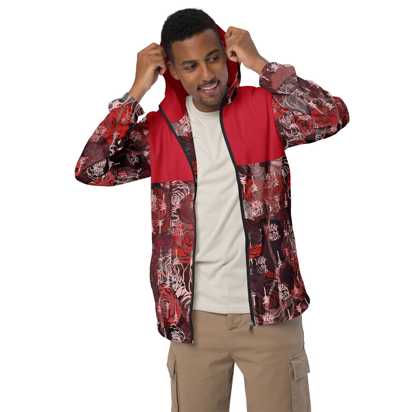 Red Rose Windbreaker