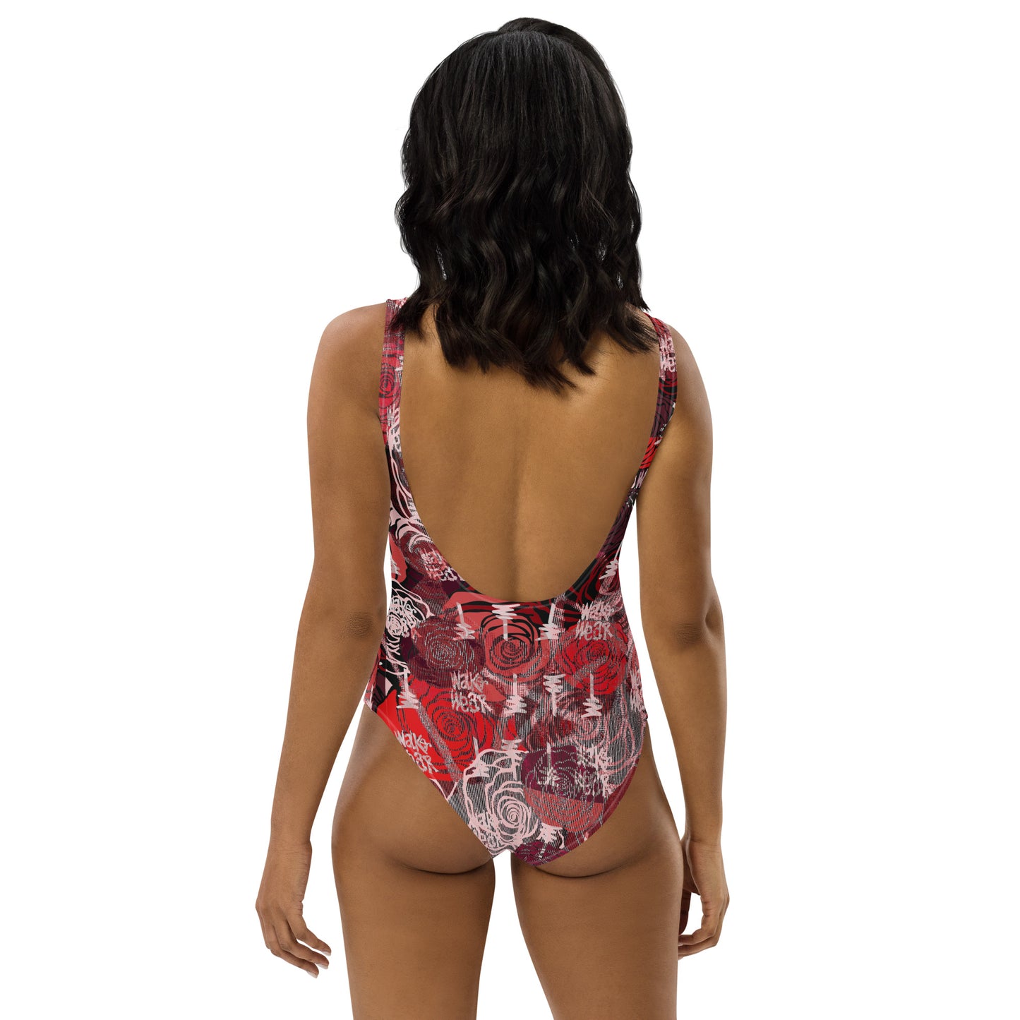 Rose One-Piece Swimsuit