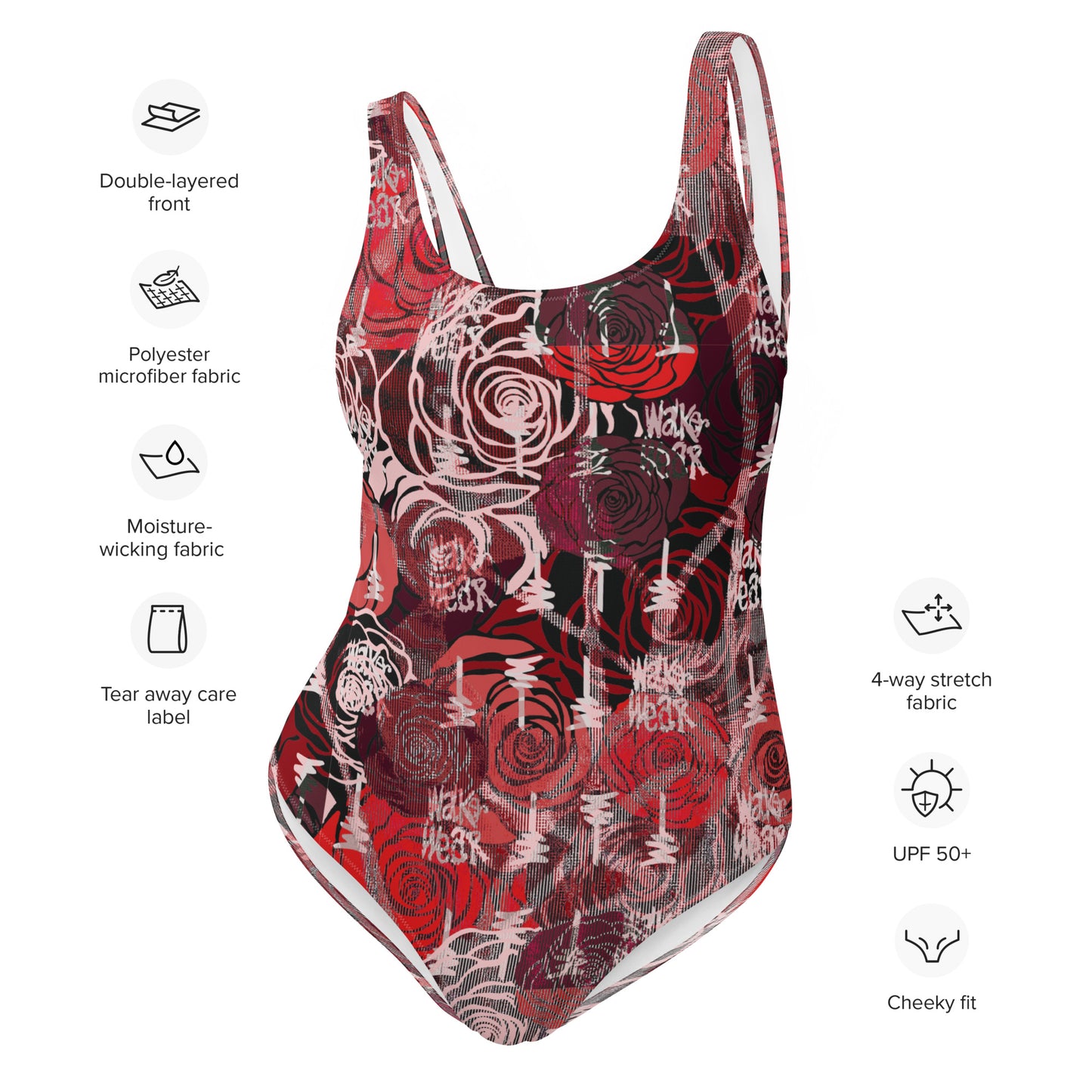 Rose One-Piece Swimsuit