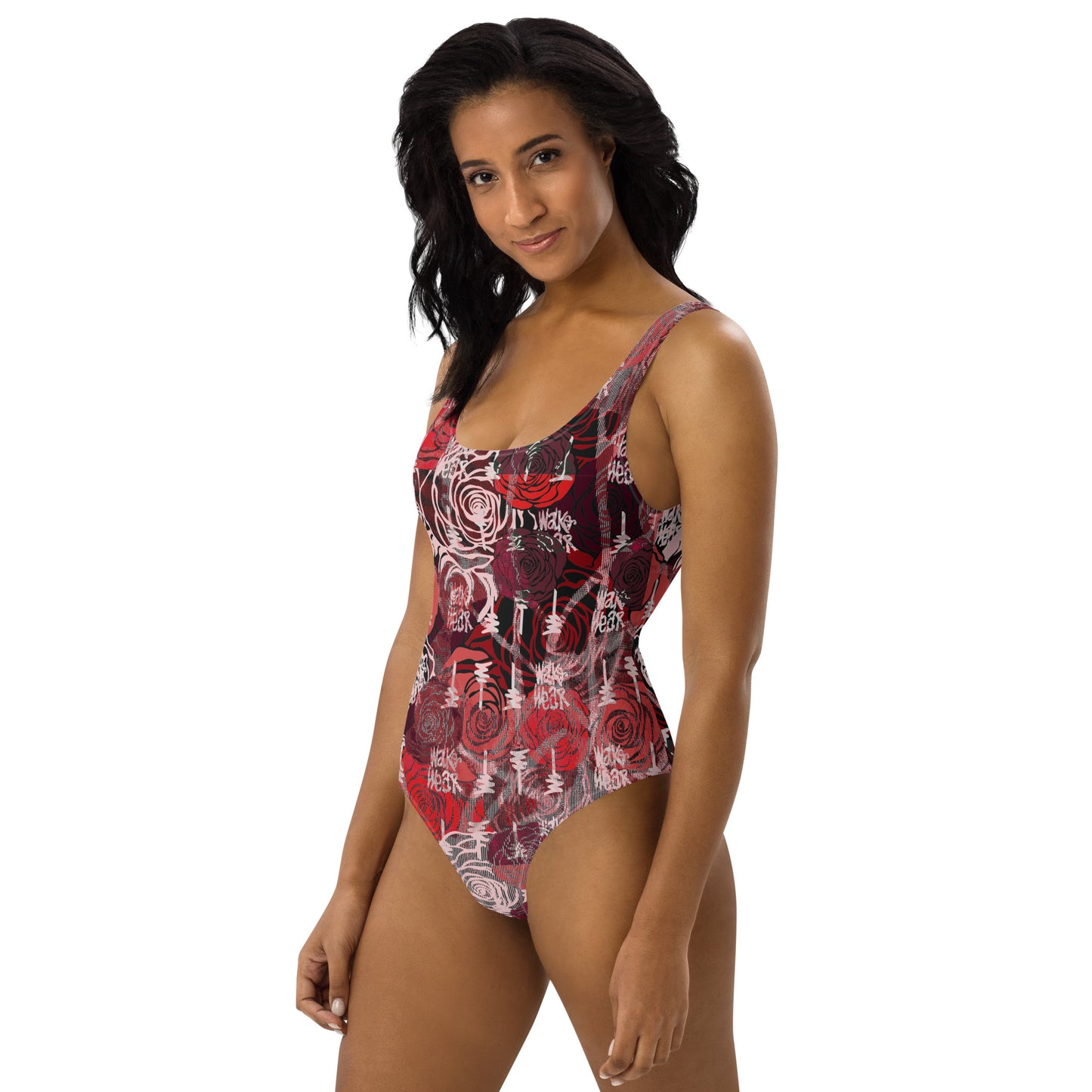 Rose One-Piece Swimsuit
