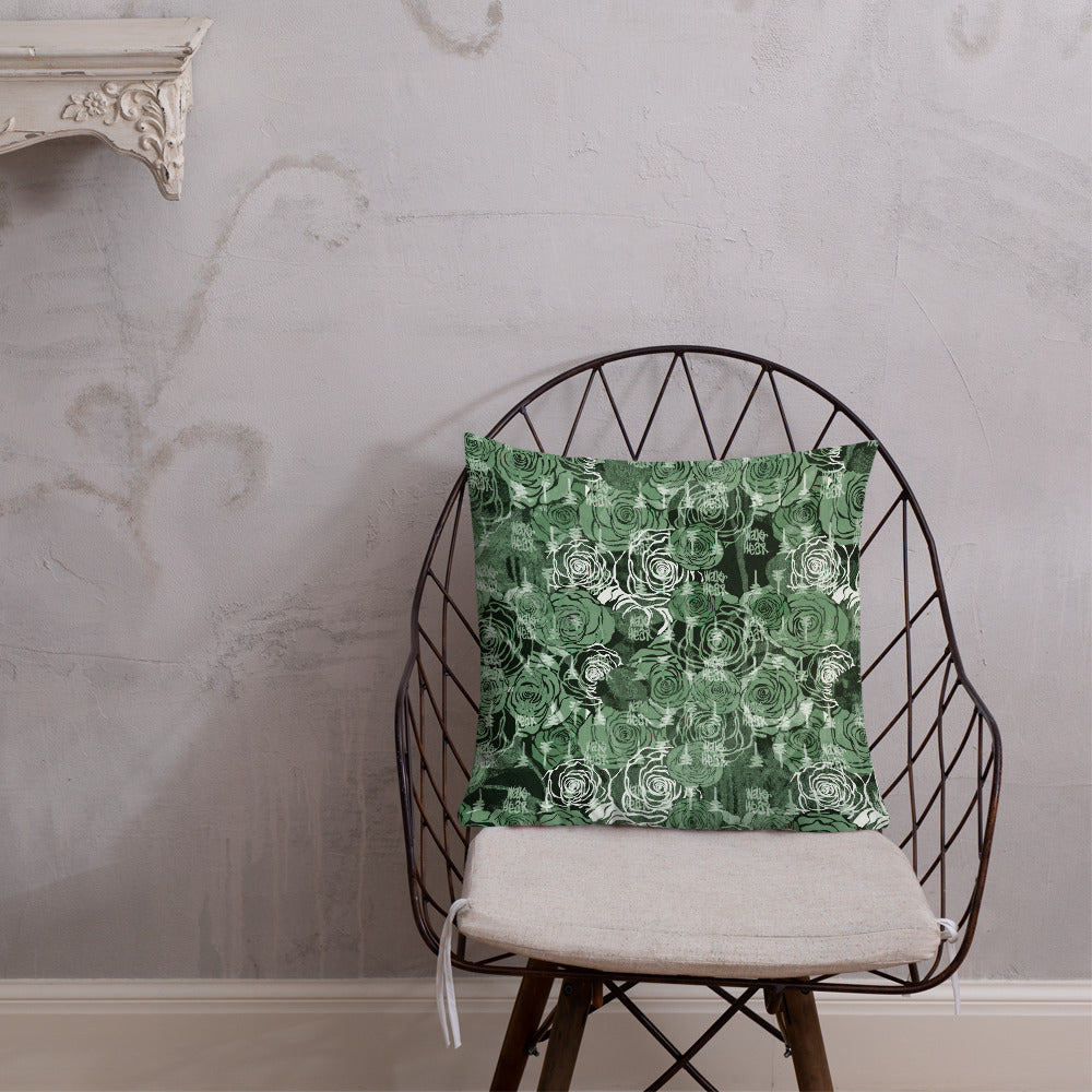 Basil Rose Pillow