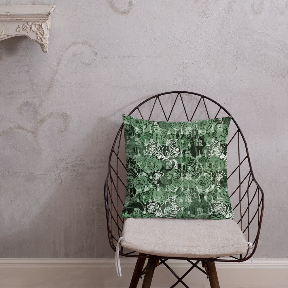 Basil Rose Pillow