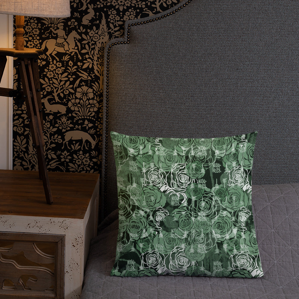 Basil Rose Pillow