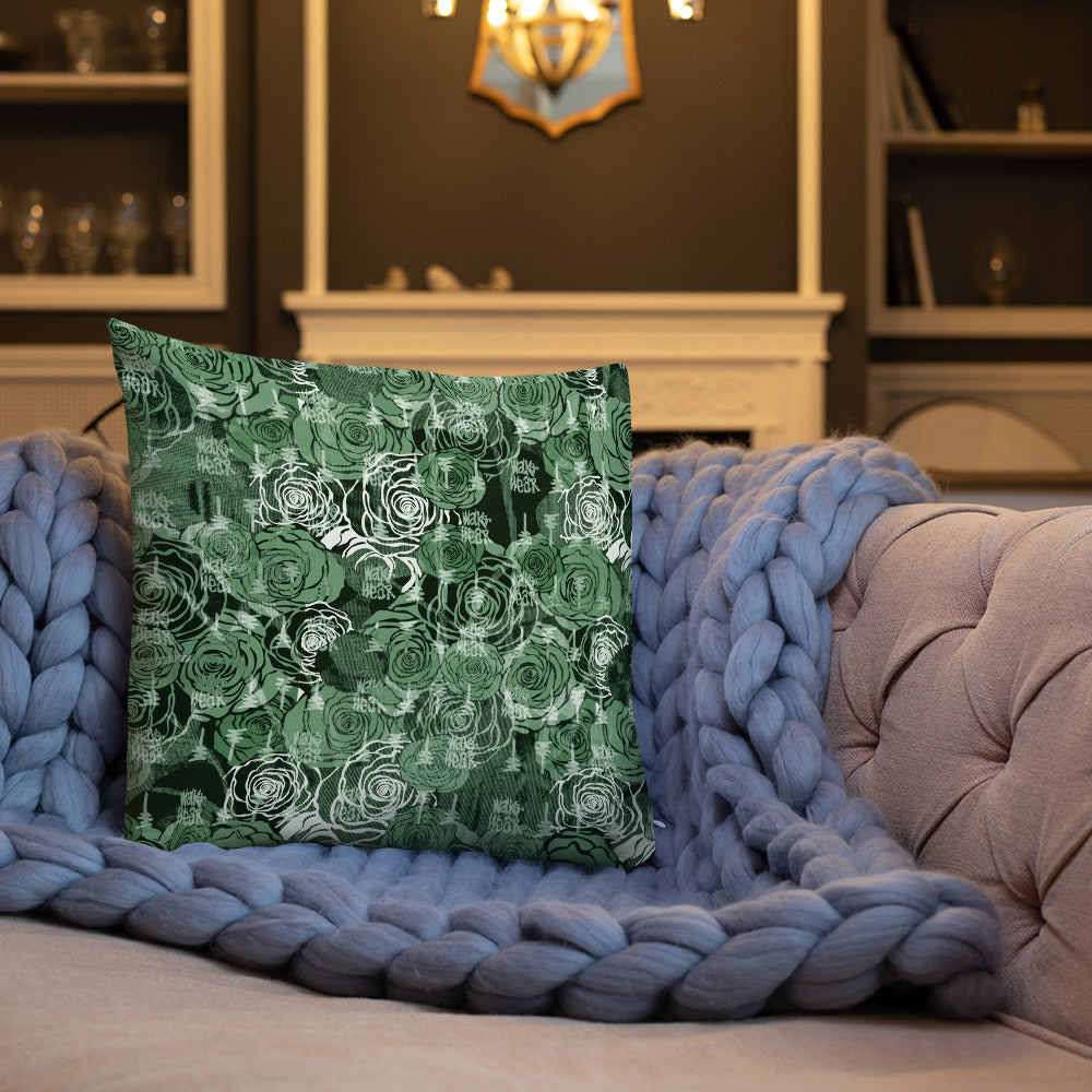 Basil Rose Pillow