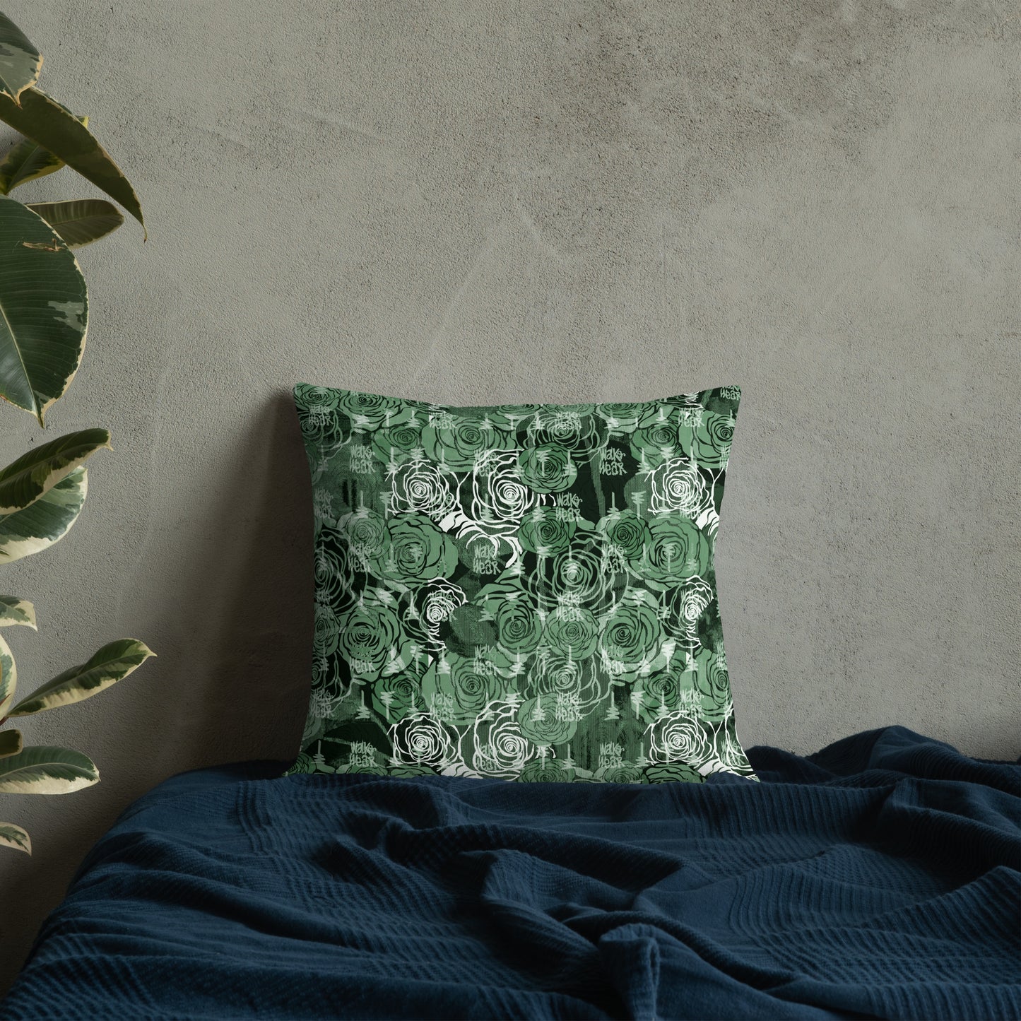 Basil Rose Pillow