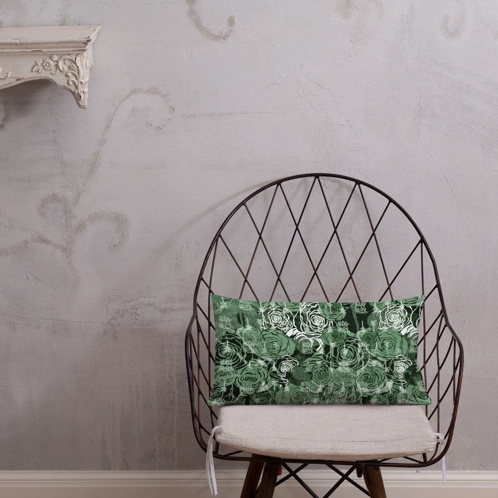 Basil Rose Pillow