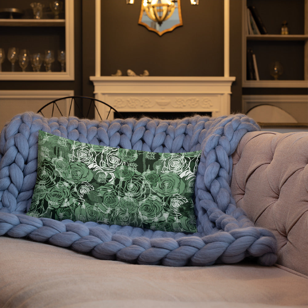 Basil Rose Pillow