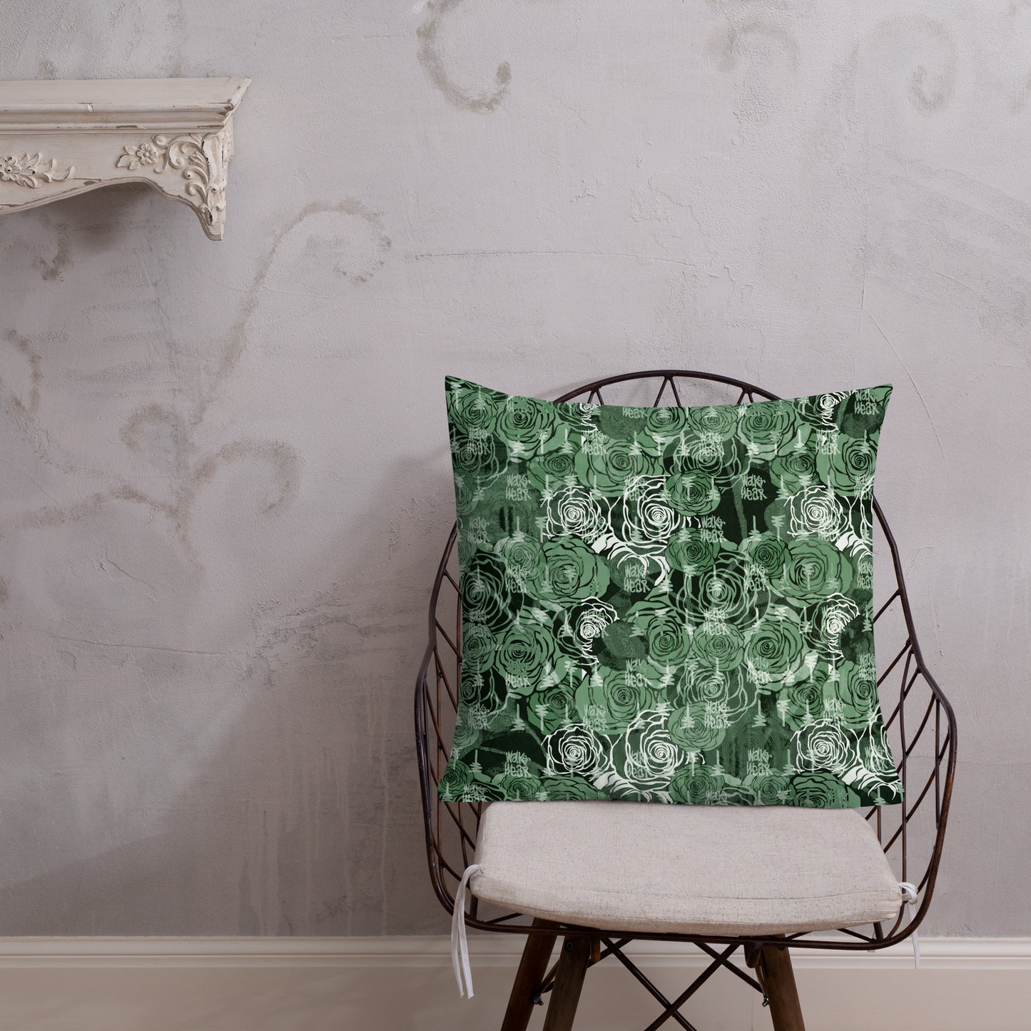 Basil Rose Pillow