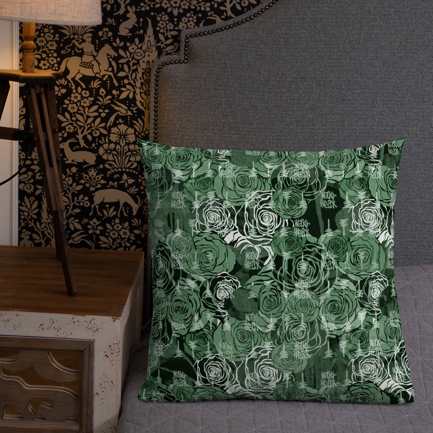 Basil Rose Pillow