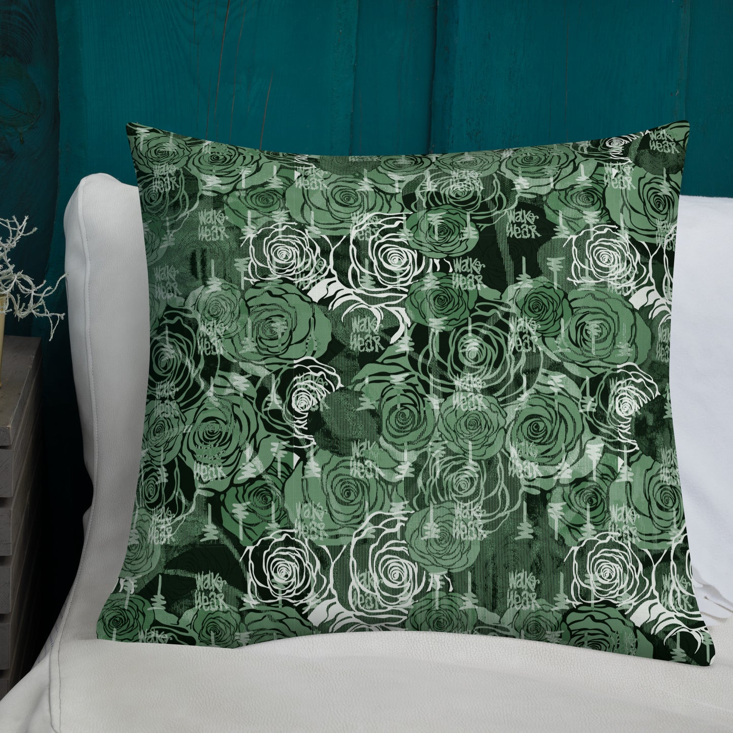 Basil Rose Pillow