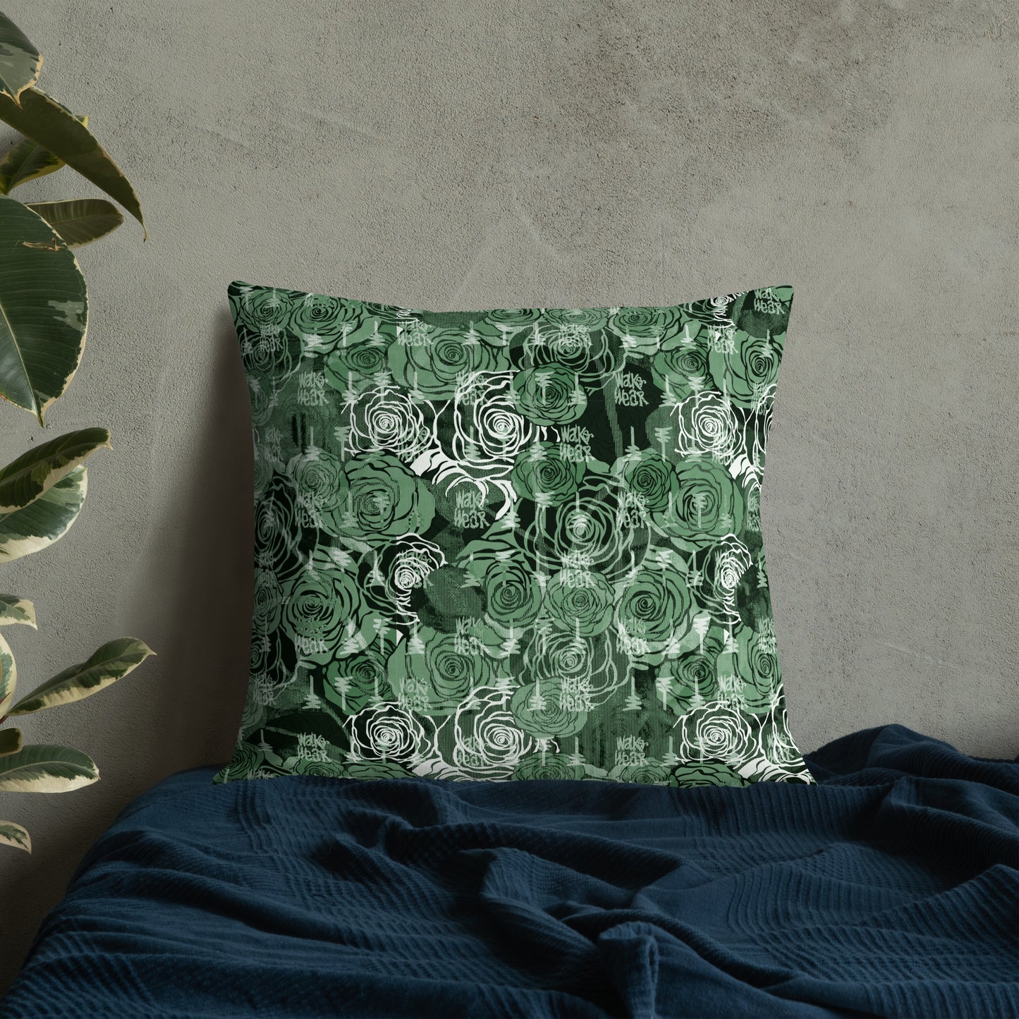 Basil Rose Pillow
