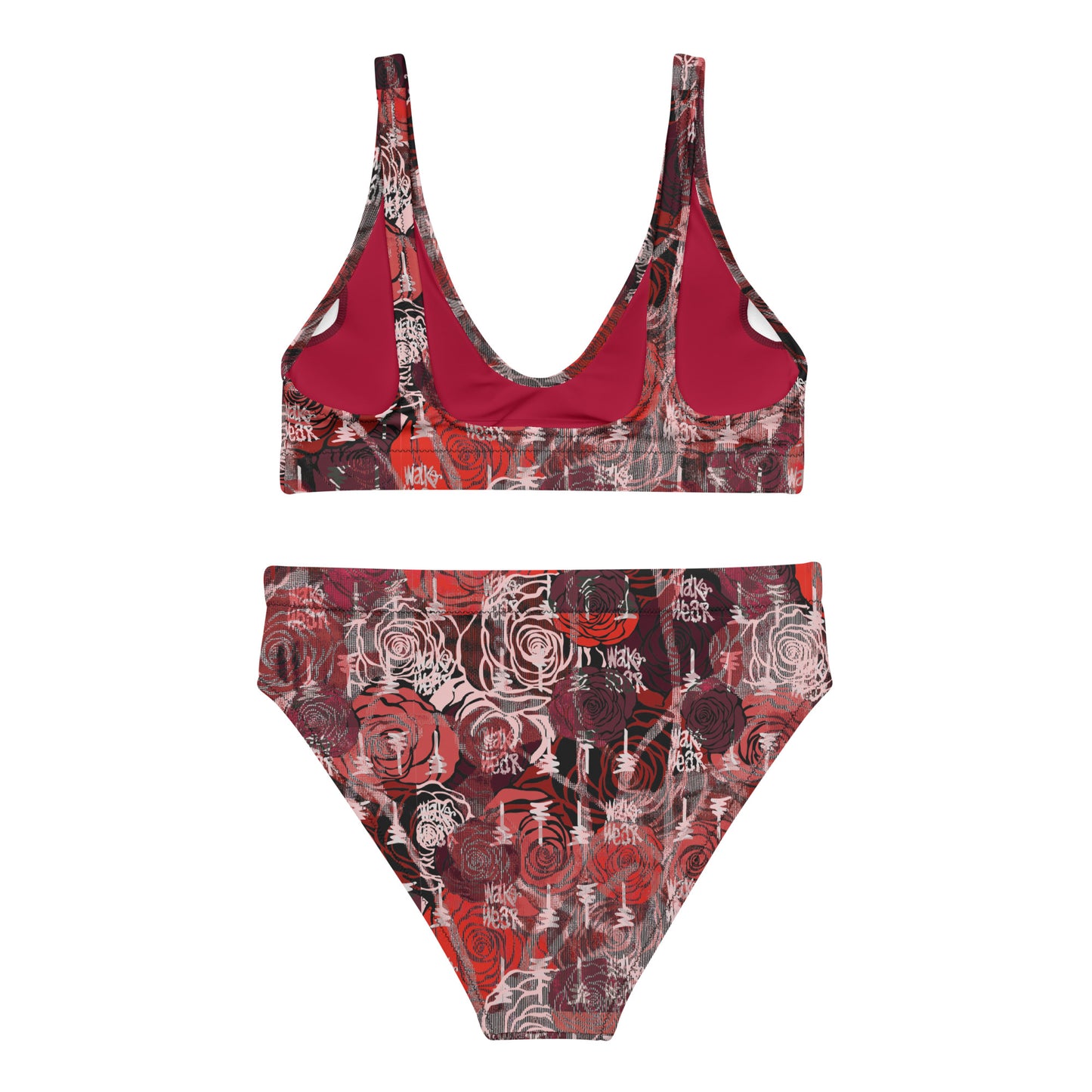 Rose Recycled High-Waisted Bikini