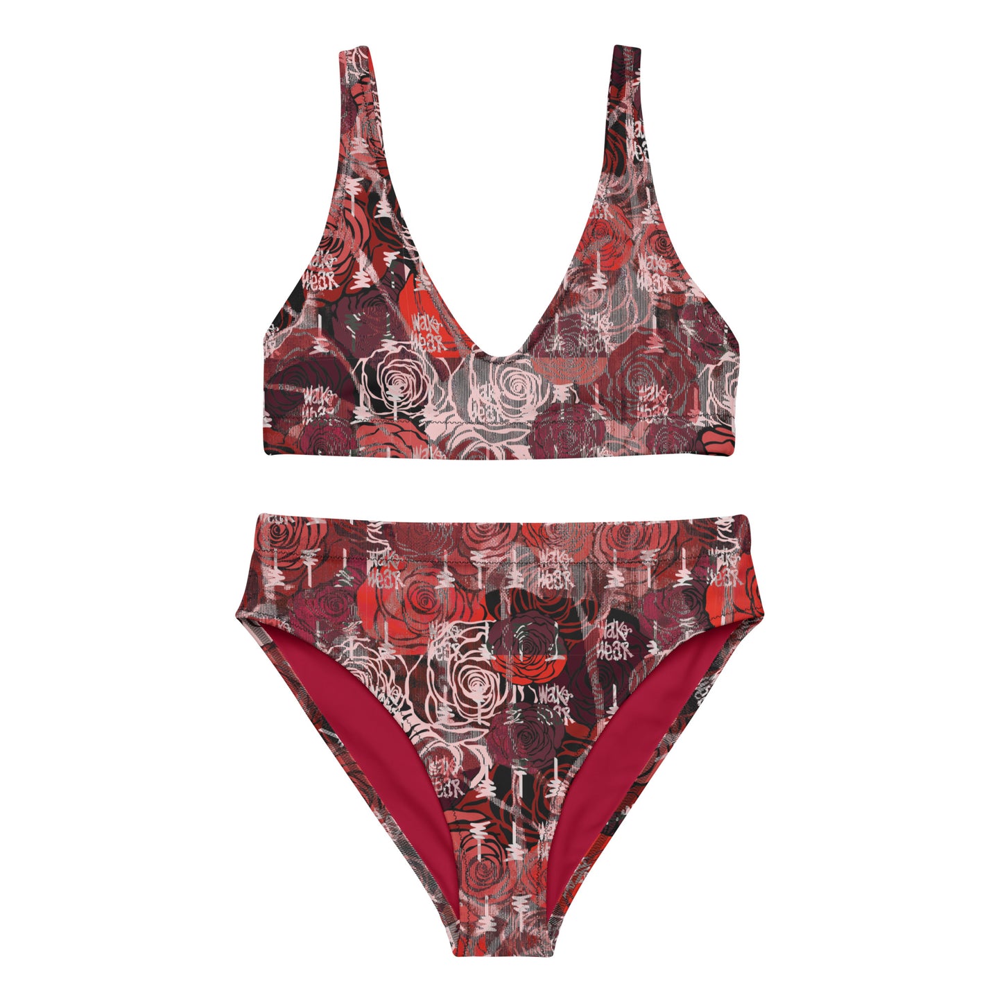 Rose Recycled High-Waisted Bikini