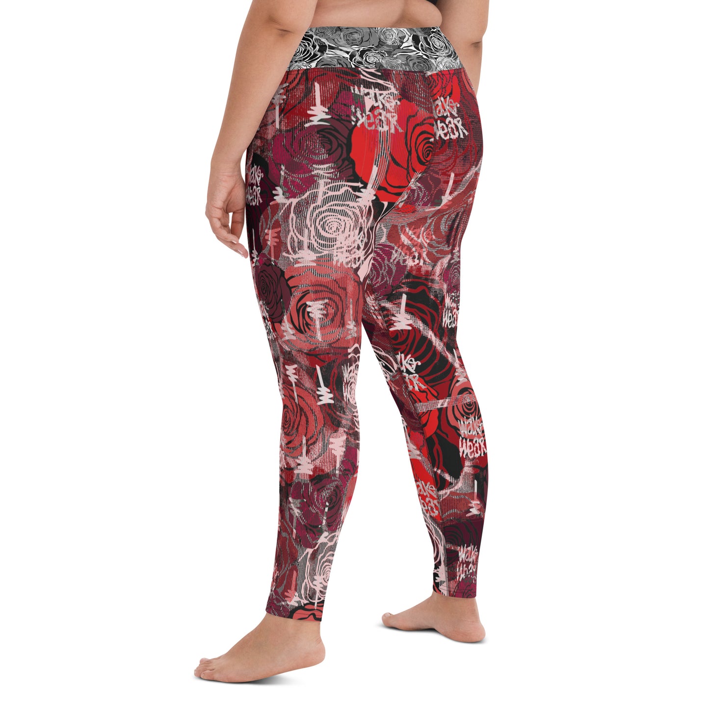 Rose Yoga Leggings