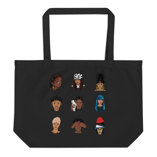 women in hip hop tote bag