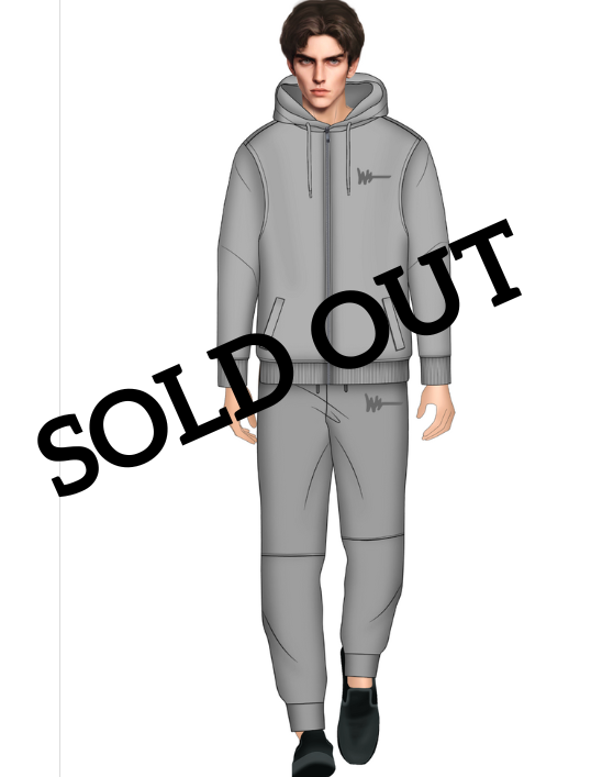 Grey Vintage Inspired Sweatsuit