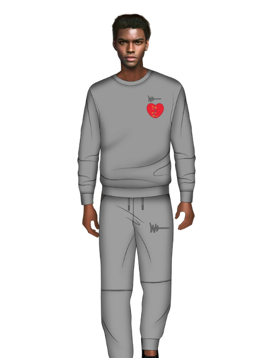 Protect Your Heart Sweater (Grey)