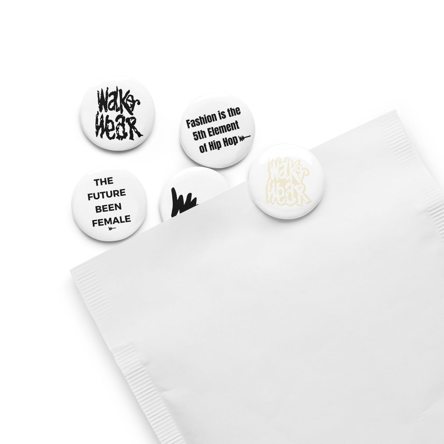 WW Set of pin buttons